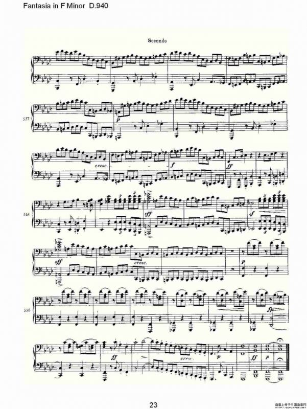 Fantasia in F Minor D.940（F小调幻想曲D.940）
