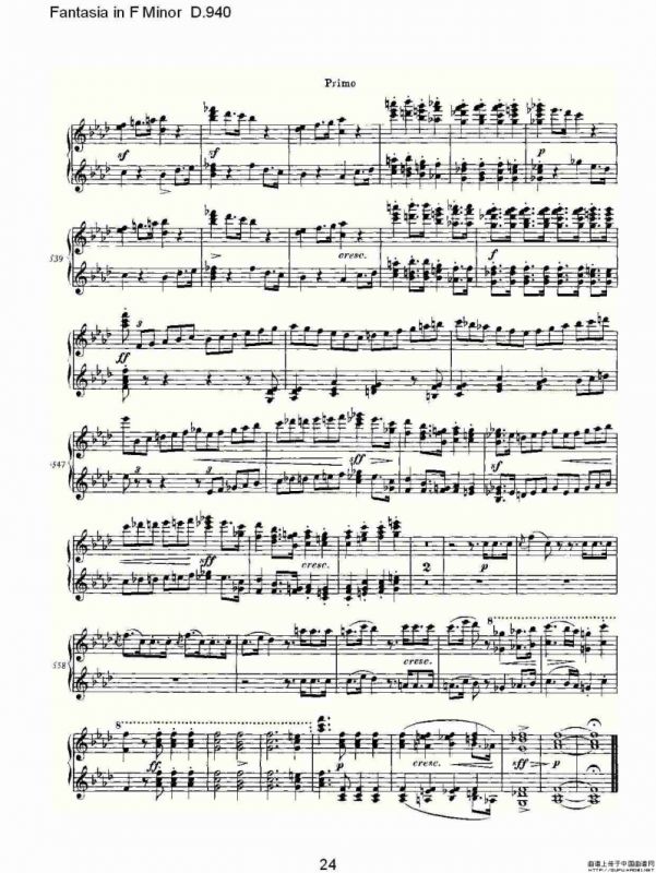 Fantasia in F Minor D.940（F小调幻想曲D.940）