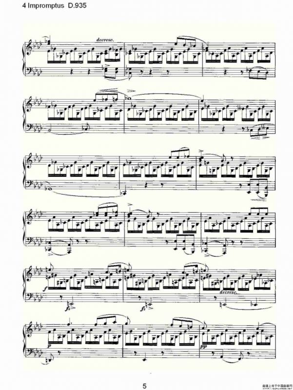 4 Impromptus D.935（4人即兴演奏D.935）