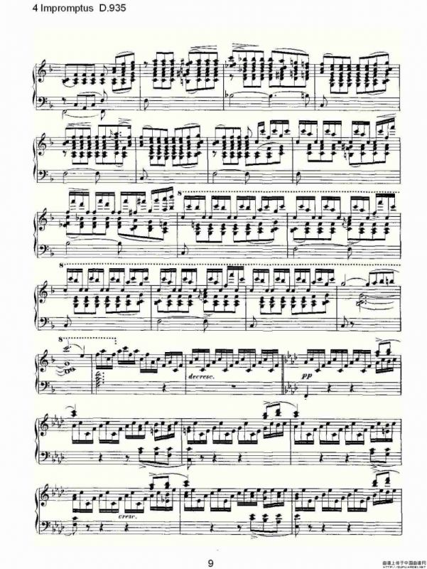 4 Impromptus D.935（4人即兴演奏D.935）