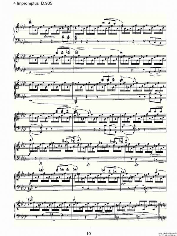 4 Impromptus D.935（4人即兴演奏D.935）
