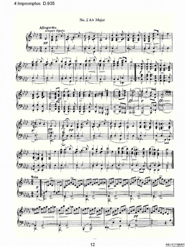 4 Impromptus D.935（4人即兴演奏D.935）