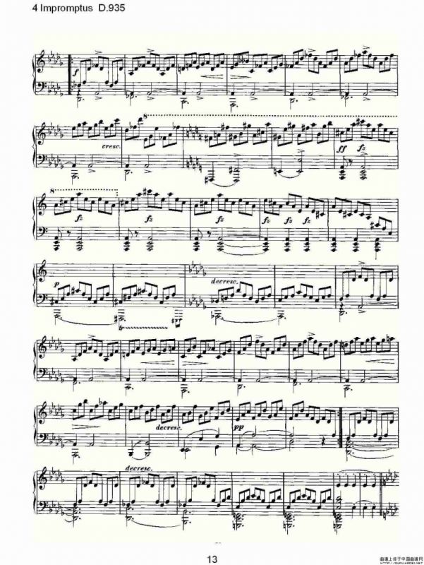 4 Impromptus D.935（4人即兴演奏D.935）