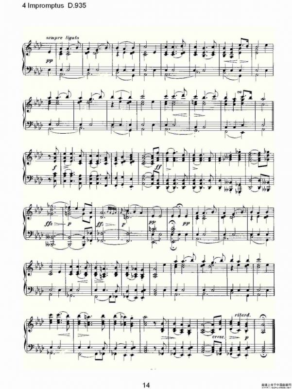 4 Impromptus D.935（4人即兴演奏D.935）