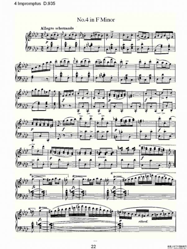 4 Impromptus D.935（4人即兴演奏D.935）