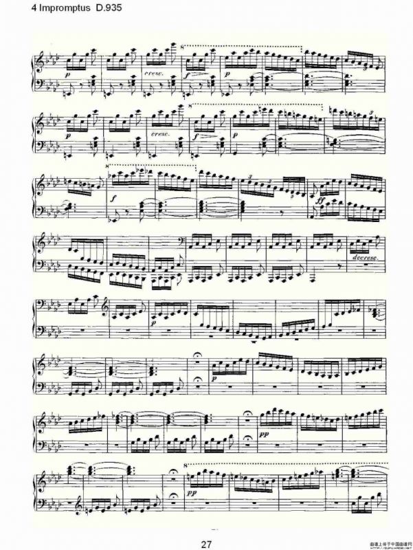 4 Impromptus D.935（4人即兴演奏D.935）