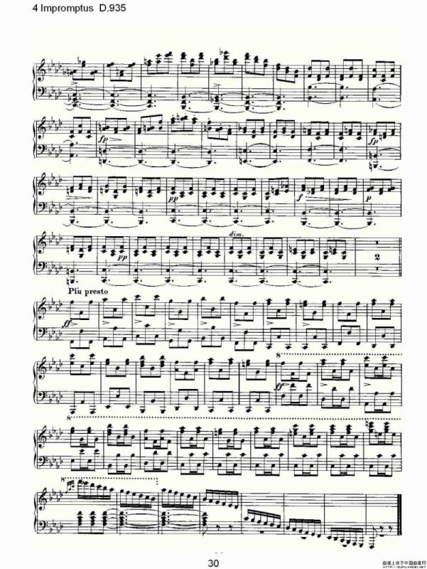 4 Impromptus D.935（4人即兴演奏D.935）