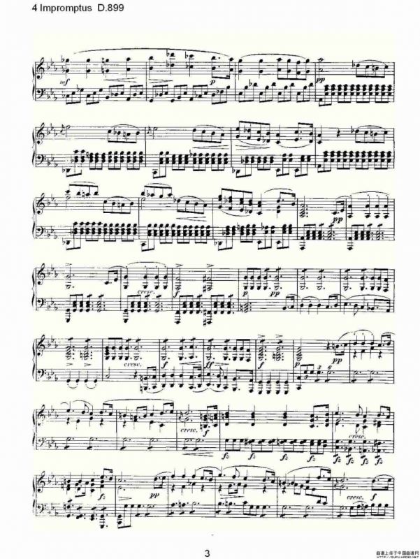 4 Impromptus D.899（4人即兴演奏 D.899）