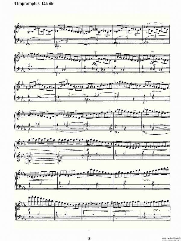 4 Impromptus D.899（4人即兴演奏 D.899）
