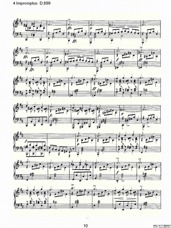 4 Impromptus D.899（4人即兴演奏 D.899）