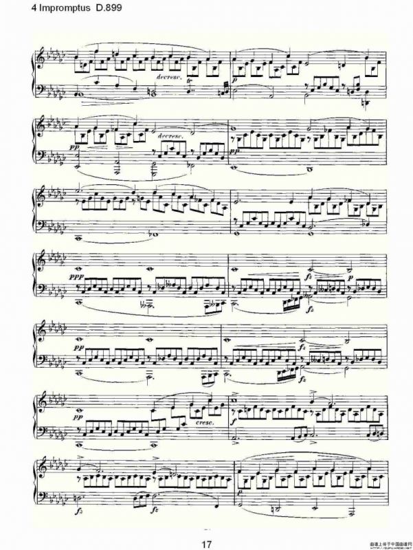 4 Impromptus D.899（4人即兴演奏 D.899）