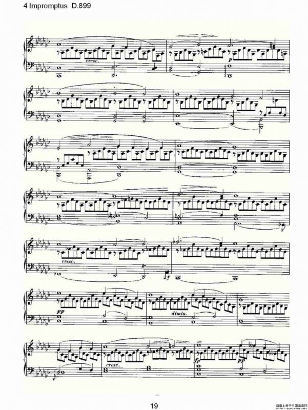 4 Impromptus D.899（4人即兴演奏 D.899）