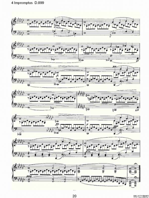 4 Impromptus D.899（4人即兴演奏 D.899）