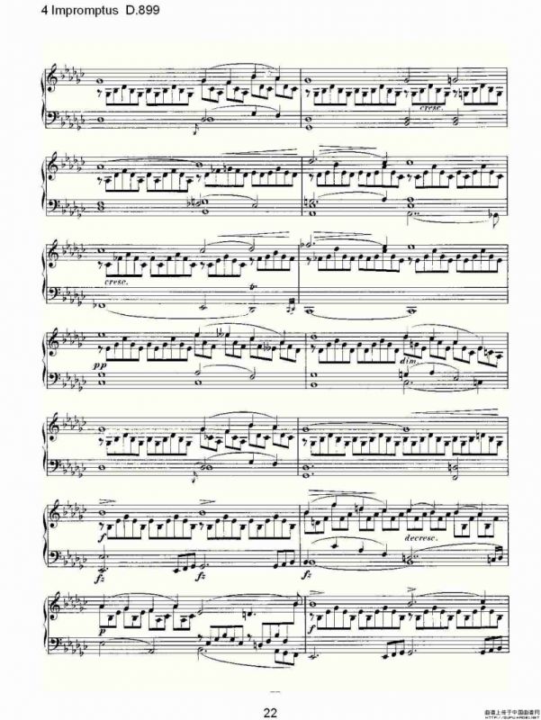 4 Impromptus D.899（4人即兴演奏 D.899）