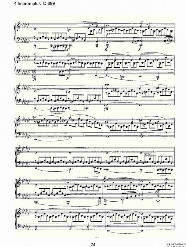 4 Impromptus D.899（4人即兴演奏 D.899）