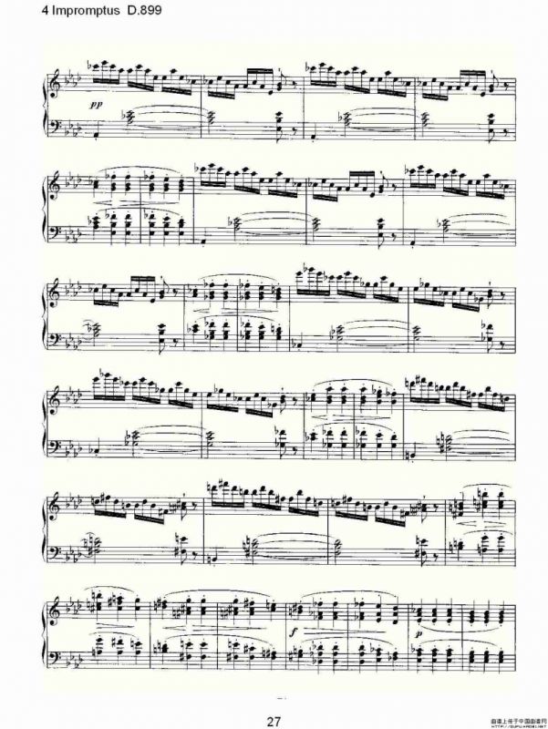 4 Impromptus D.899（4人即兴演奏 D.899）