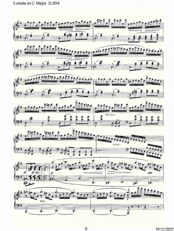 Sonata in G Major D.894（G大调奏鸣曲 D.894）