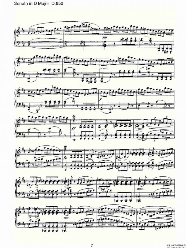 Sonata in D Major D.850（D大调奏鸣曲 D.850）