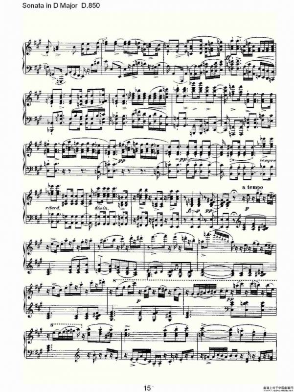 Sonata in D Major D.850（D大调奏鸣曲 D.850）