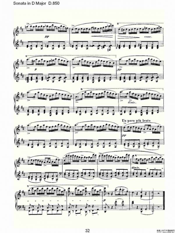 Sonata in D Major D.850（D大调奏鸣曲 D.850）