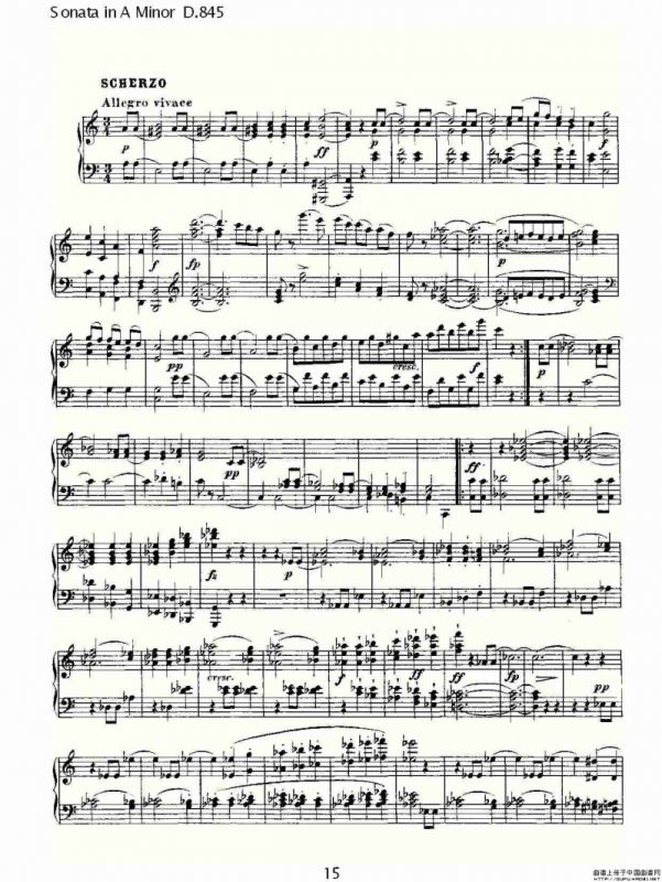 Sonata in A Minor D.845（A小调奏鸣曲 D.845）