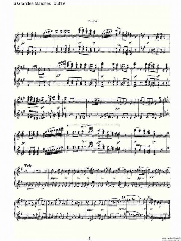 6 Grandes Marches D.819（6 贵族进行曲 D.819）