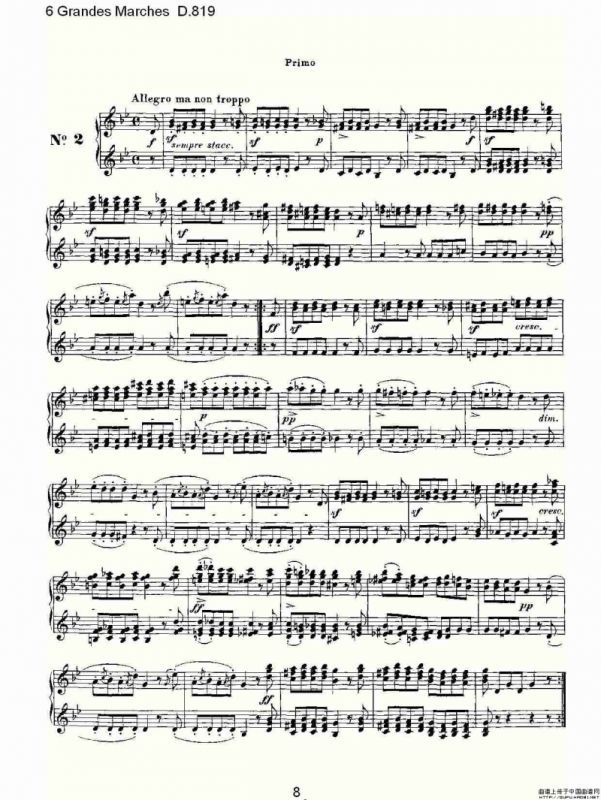 6 Grandes Marches D.819（6 贵族进行曲 D.819）