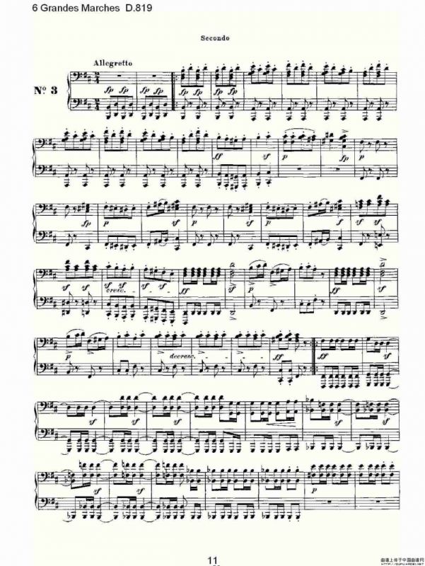 6 Grandes Marches D.819（6 贵族进行曲 D.819）