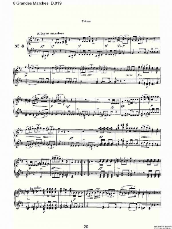 6 Grandes Marches D.819（6 贵族进行曲 D.819）