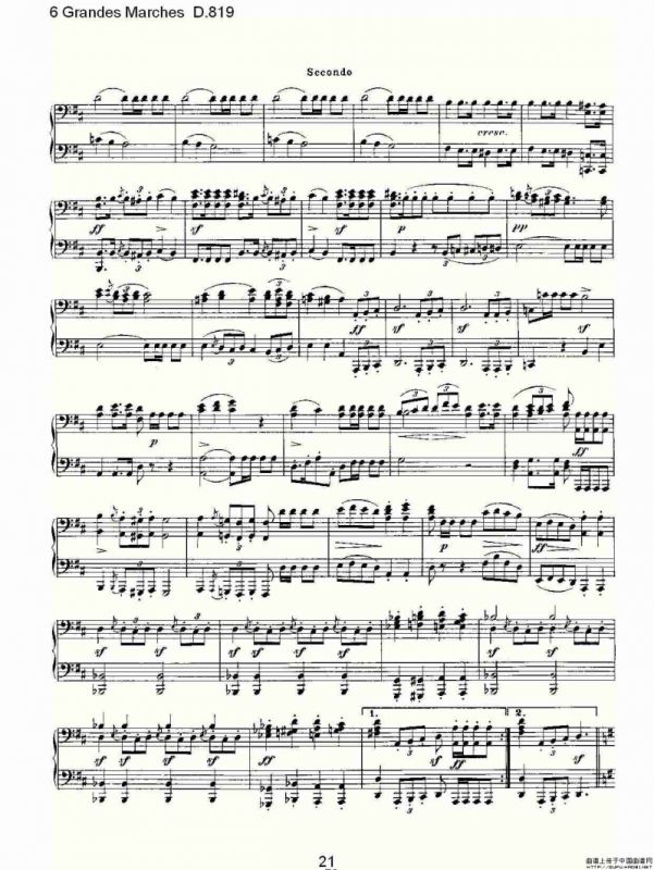 6 Grandes Marches D.819（6 贵族进行曲 D.819）