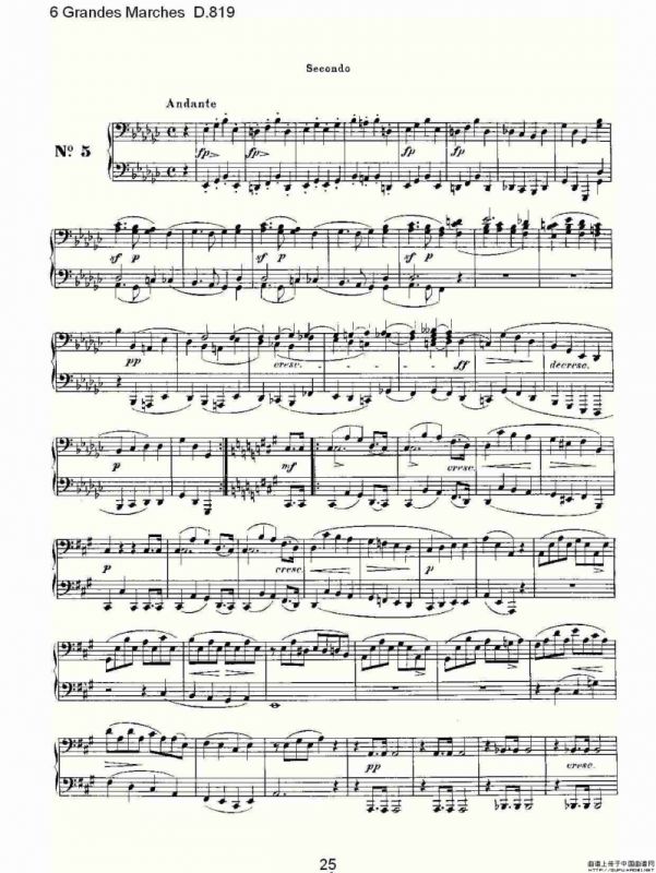 6 Grandes Marches D.819（6 贵族进行曲 D.819）