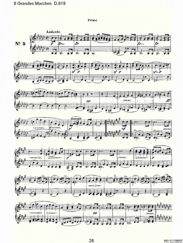 6 Grandes Marches D.819（6 贵族进行曲 D.819）