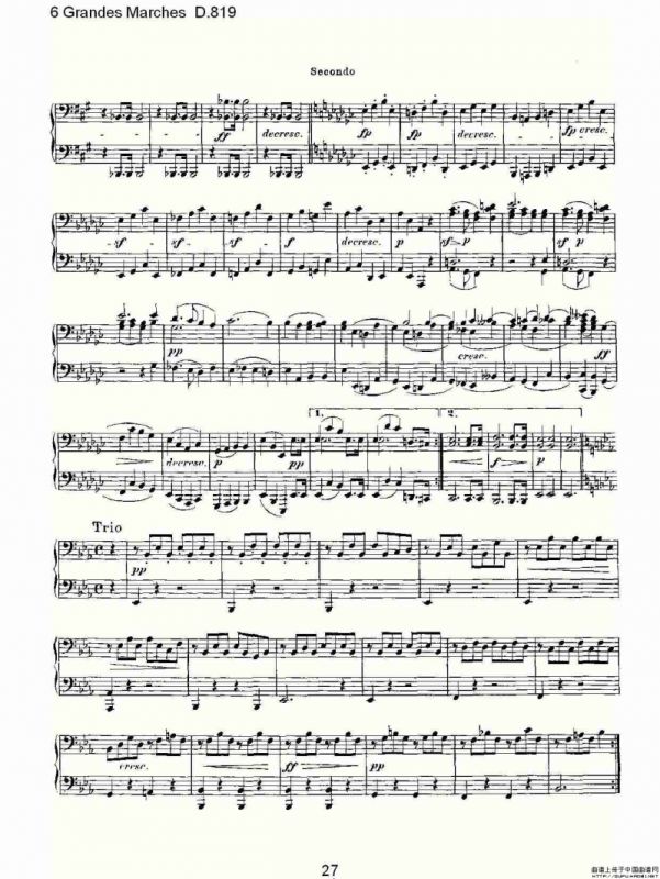 6 Grandes Marches D.819（6 贵族进行曲 D.819）