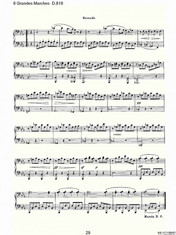 6 Grandes Marches D.819（6 贵族进行曲 D.819）