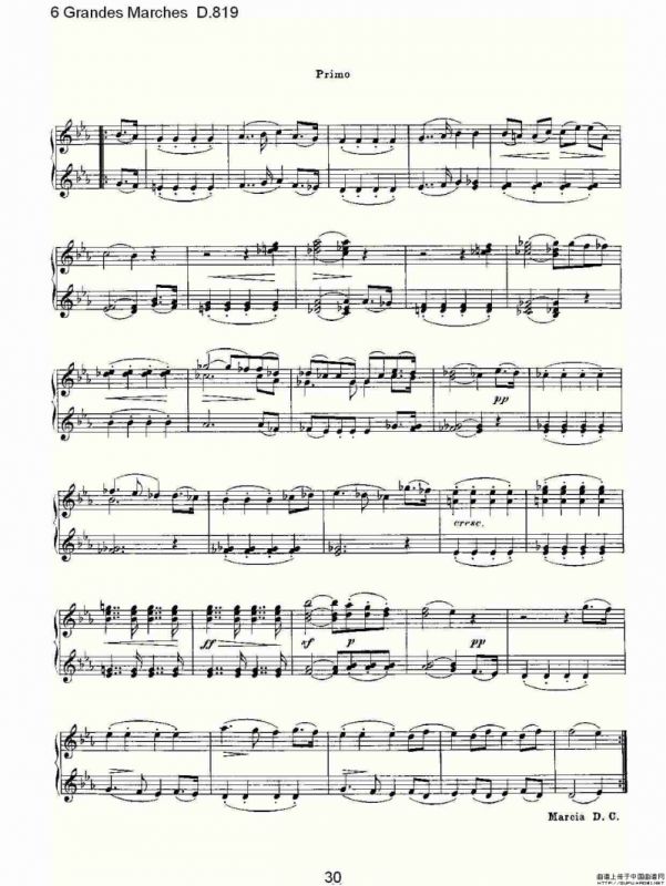 6 Grandes Marches D.819（6 贵族进行曲 D.819）