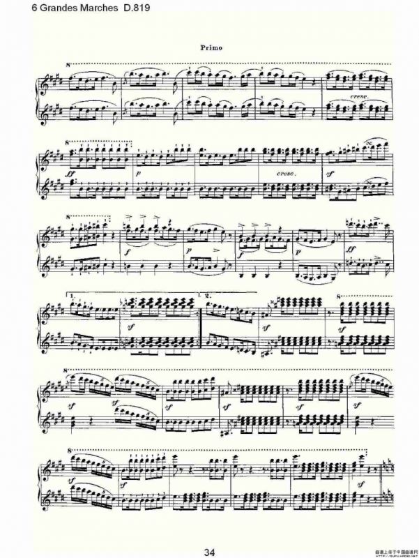 6 Grandes Marches D.819（6 贵族进行曲 D.819）