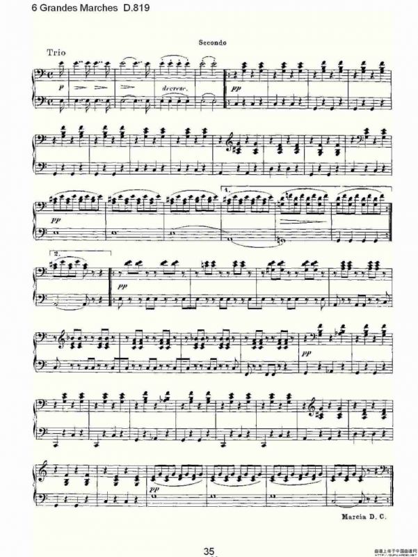6 Grandes Marches D.819（6 贵族进行曲 D.819）