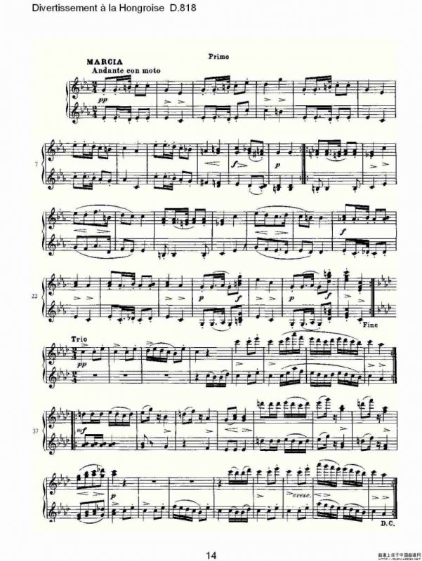 Divertissement à la Hongroise D.818
