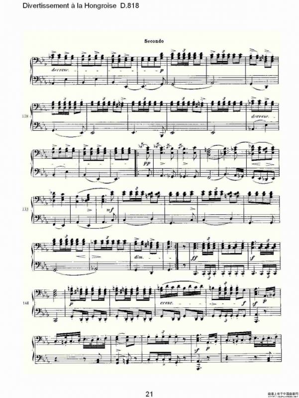 Divertissement à la Hongroise D.818