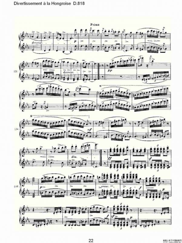 Divertissement à la Hongroise D.818