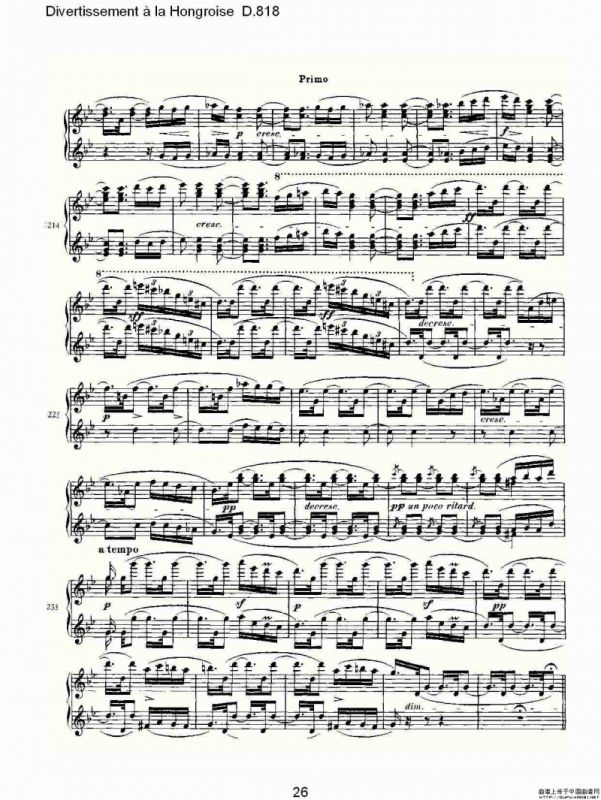 Divertissement à la Hongroise D.818