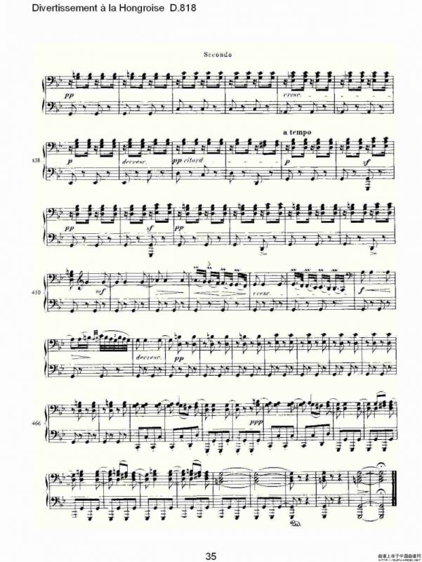 Divertissement à la Hongroise D.818