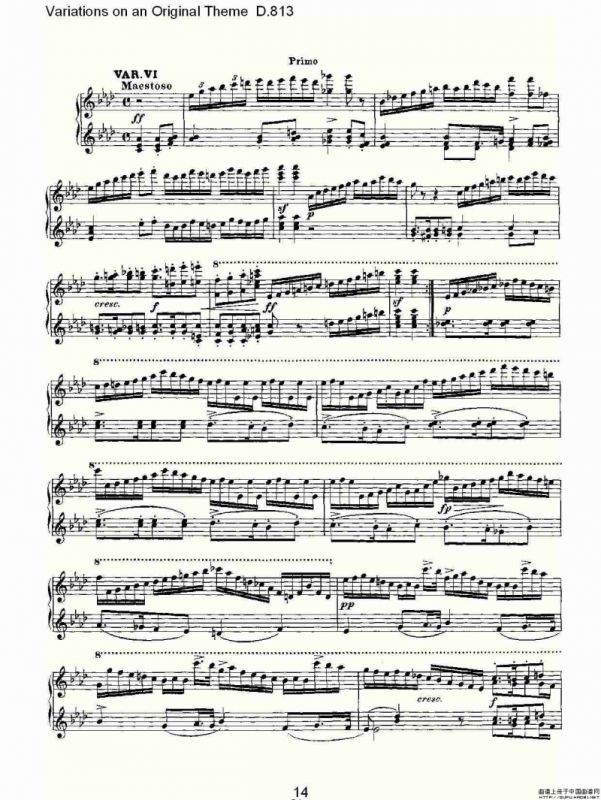 Variations on an Original Theme D.813（原生态主题变鸣曲 D.）