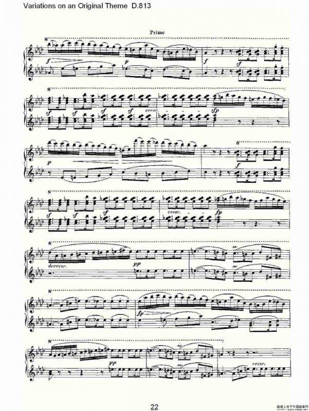 Variations on an Original Theme D.813（原生态主题变鸣曲 D.）