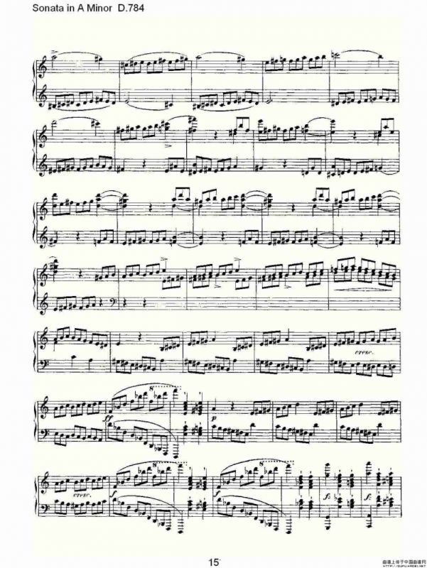 Sonata in A Minor D.784（A小调奏鸣曲D.784）