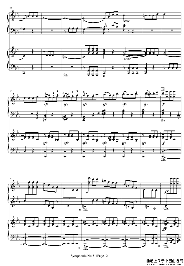 《命运》第一乐章（双钢琴）