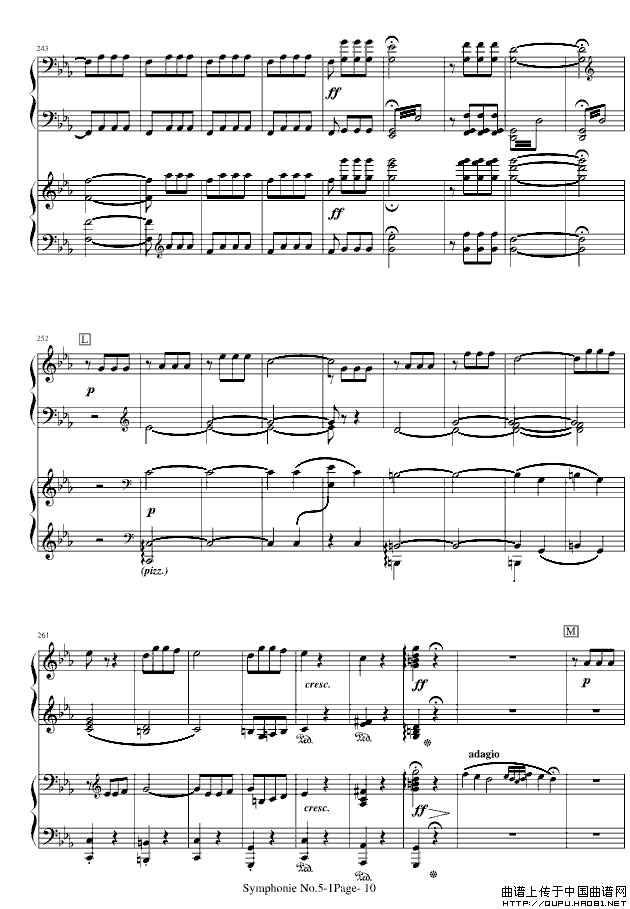 《命运》第一乐章（双钢琴）