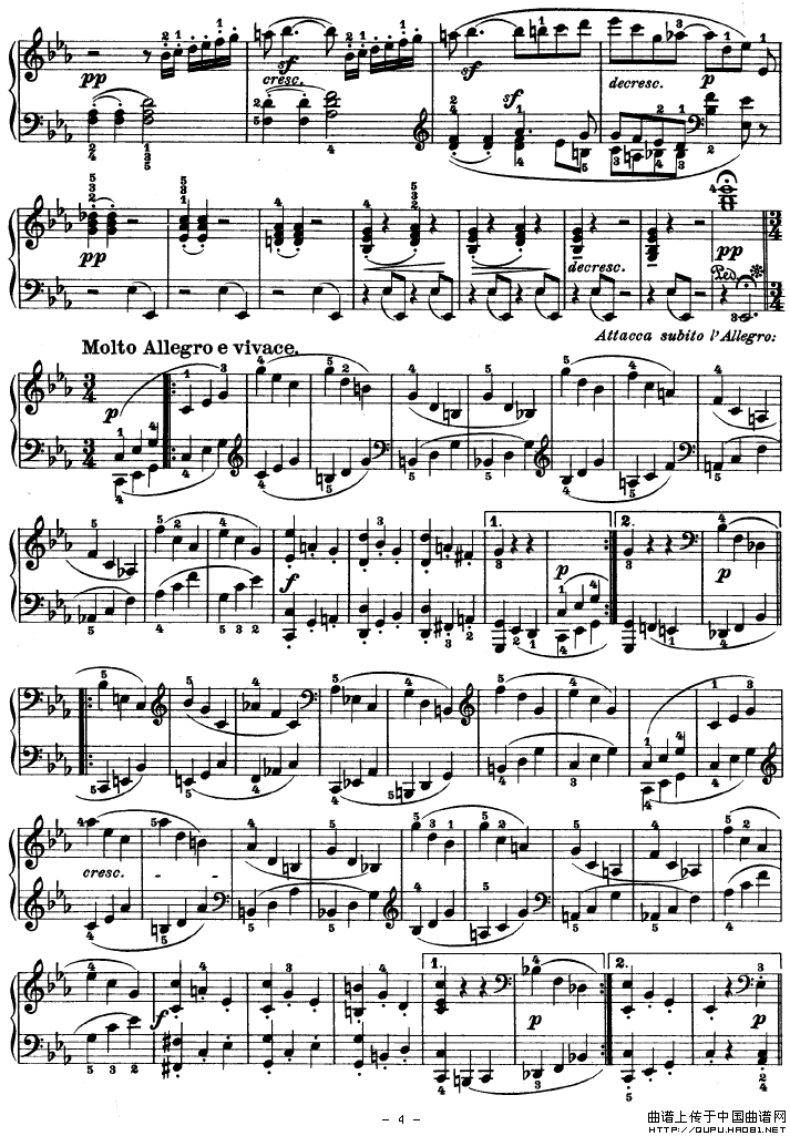 SONATE（第十三钢琴奏鸣曲-Op.27 No.1）