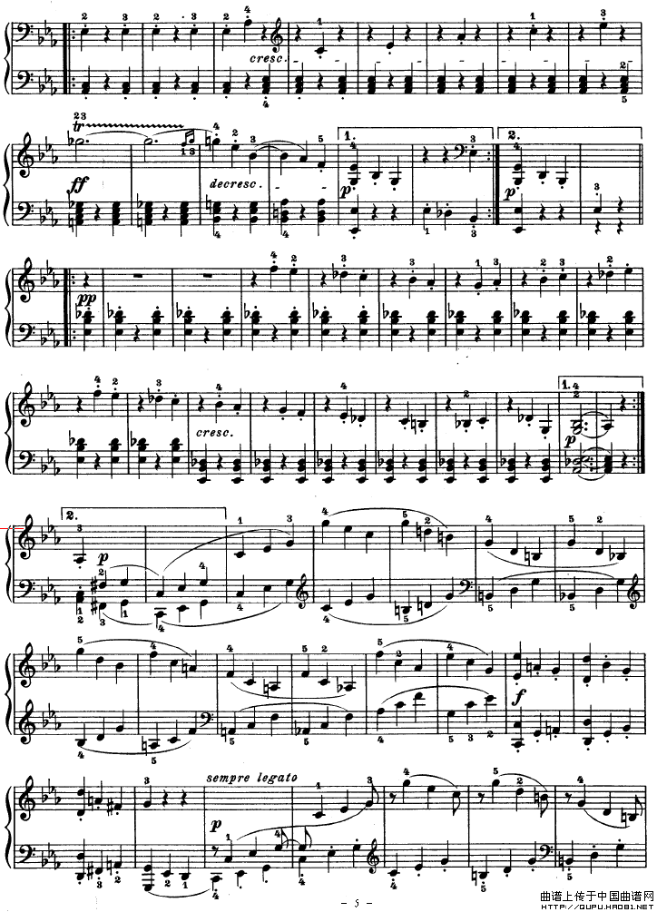 SONATE（第十三钢琴奏鸣曲-Op.27 No.1）