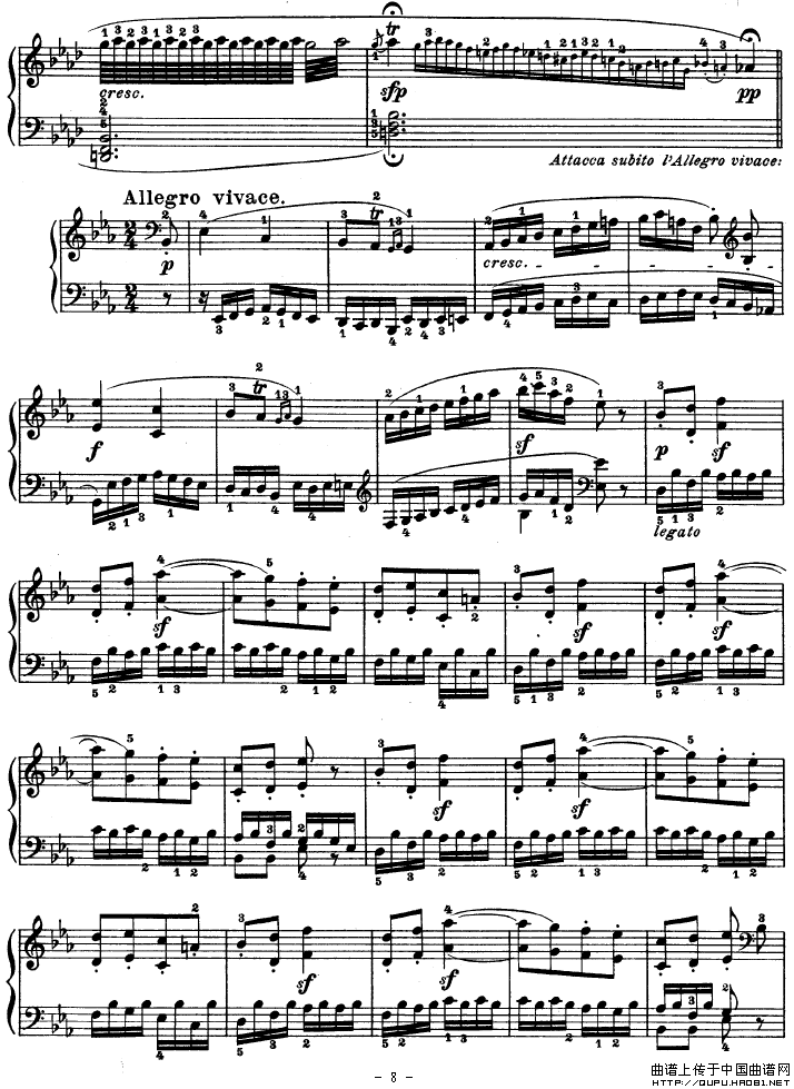 SONATE（第十三钢琴奏鸣曲-Op.27 No.1）